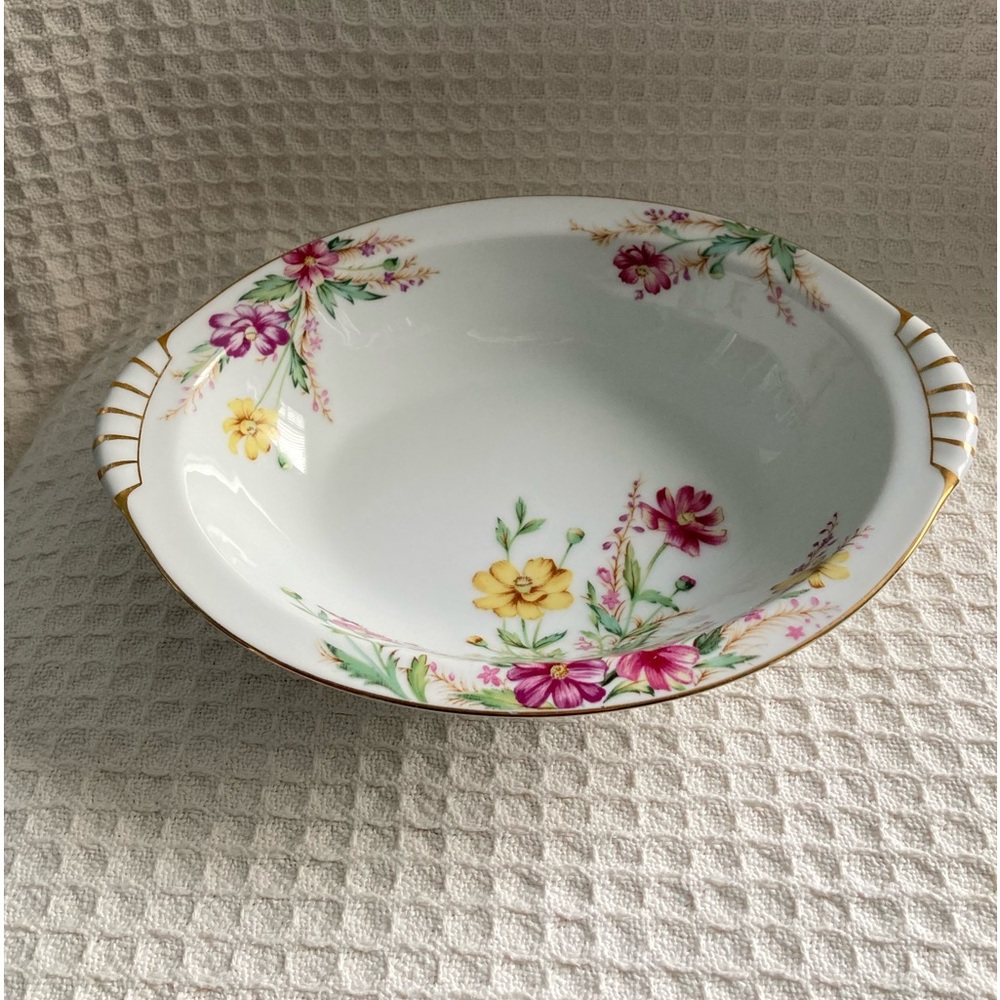 Kent China Springfield Floral Serving Bowl Japan